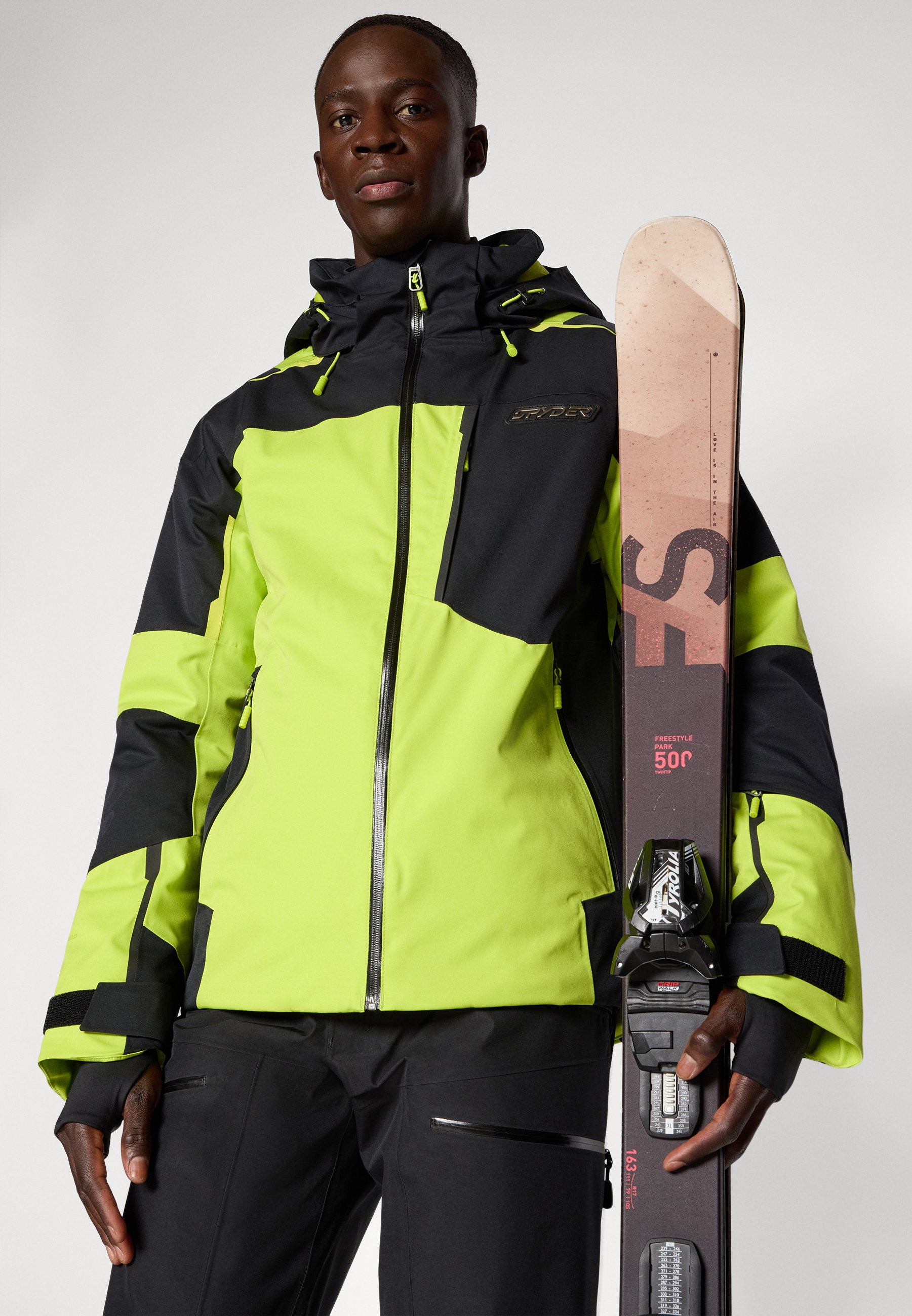 Spyder LEADER JACKET - Ski jacket - lime/light yellow - Zalando.ie