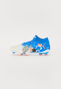 Puma - FUTURE 8 ULTIMATE FOREVER - Moulded stud football boots - white/ultra blue/feather gray/puma/glowing red Thumbnail Image 1
