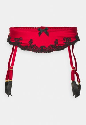 SUSPENDER - Strumpfhalter - red/black