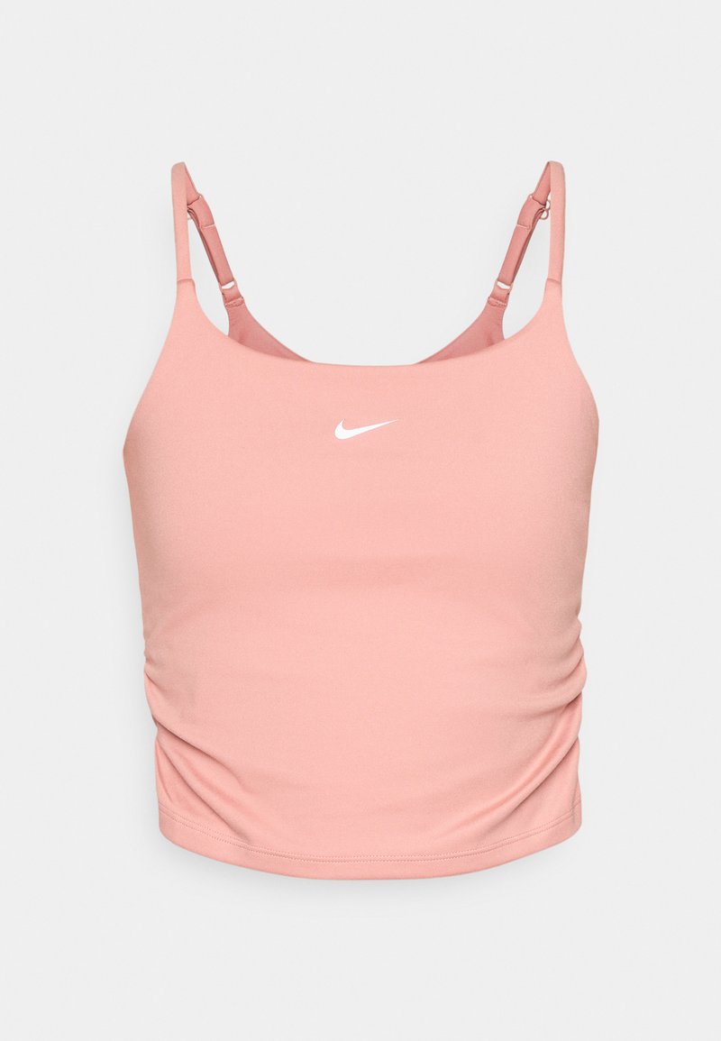 Nike Performance ONE TANK - Linne - rust pink/sail/melerad mörkrosa ...