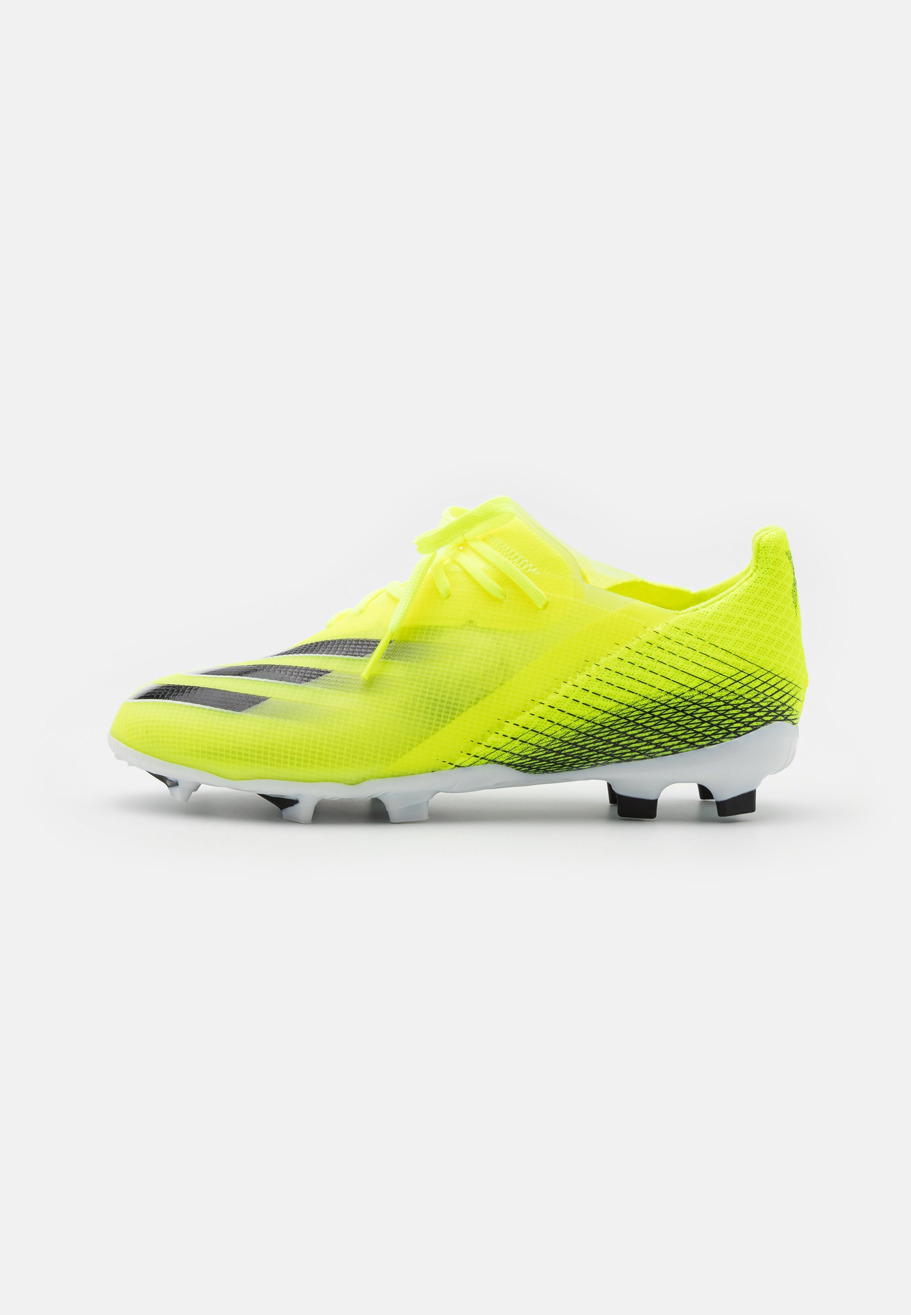 adidas Performance X GHOSTED.1 FG UNISEX - Moulded stud football boots -  solar yellow/core black/royal blue/neon yellow - Zalando.co.uk