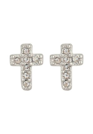 STECKER KREUZ  - Ohrringe - silver-coloured