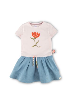 HAPPY LADYBUG - Day dress - hellrosa blau