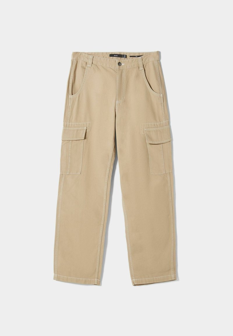 Bershka Cargobroek camel