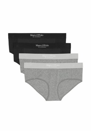HIPSTER ICONIC 4 PACK - Slip - schwarz grau
