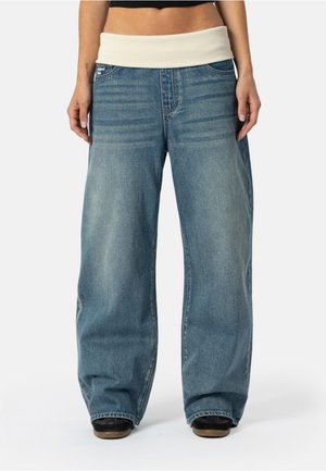 Project Blue, FOLDED RIB WIDE - Wide Leg - fresh blue