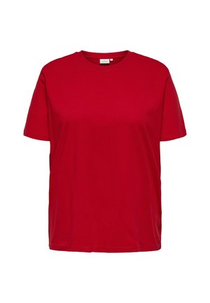 ONLY Carmakoma, T-SHIRT CARJEN T-SHIRT - T-Shirt basic - high risk red