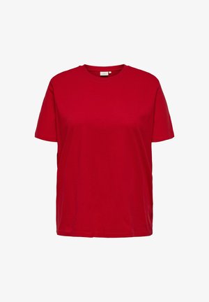 ONLY Carmakoma, T-SHIRT CARJEN T-SHIRT - T-shirts - high risk red