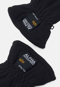 Alpha Industries LABEL GLOVES - Cimdi - black