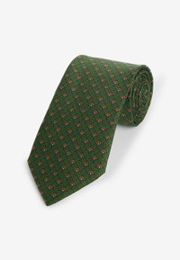 Next ITALY - Cravată - olive green geometric