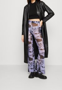 Noisy May Leggings - Byxor - purple