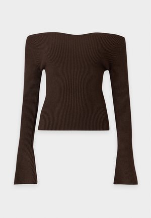 Hollister Co., BELL SLEEVE - Pullover - brown