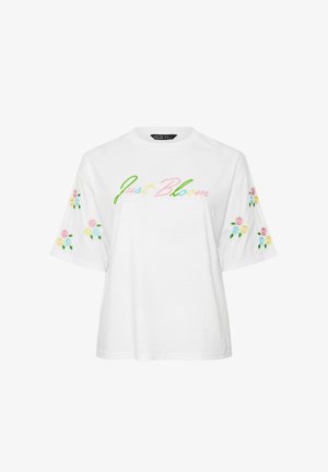Yours Clothing, PLUS SIZE T-SHIRTS. - Camiseta estampada - white