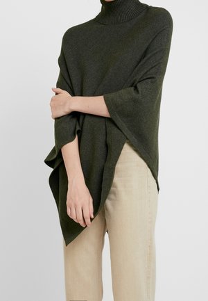 Poncho - dark green