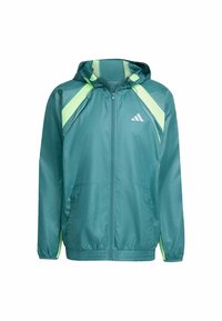 adidas Performance Windbreakers - preloved teal   lime burst