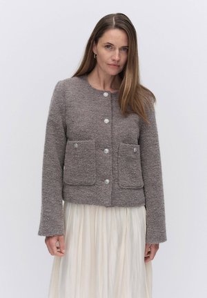 ALENA BOUCLE PREMIUM - Leichte Jacke - taupe