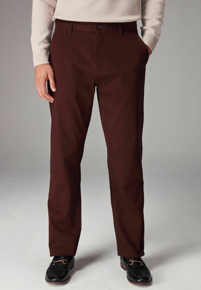 Next STRETCH - Hlače - dark burgundy