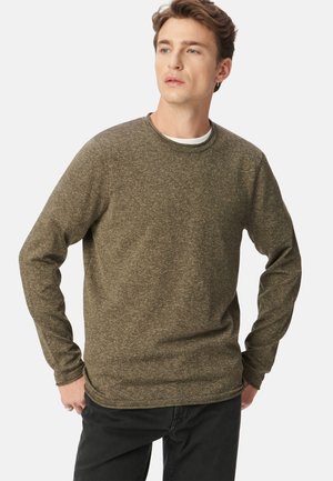 Strickpullover - vert kaki