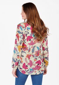 Key Largo BLOOM V-NECK - Camicetta - fuchsia pink