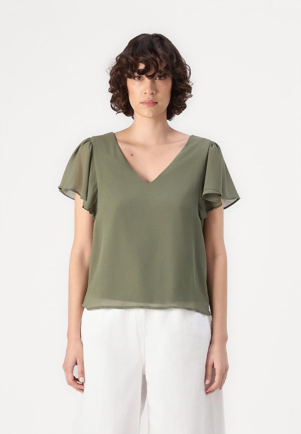 VIMICADA V NECK  - Bluse - four leaf clover