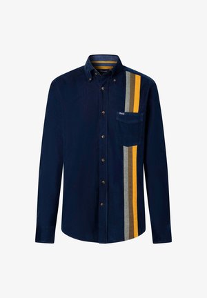 Façonnable, FAÇONNABLE SHIRT CLBD COTON MIX BANDS - Camisa - naval blue