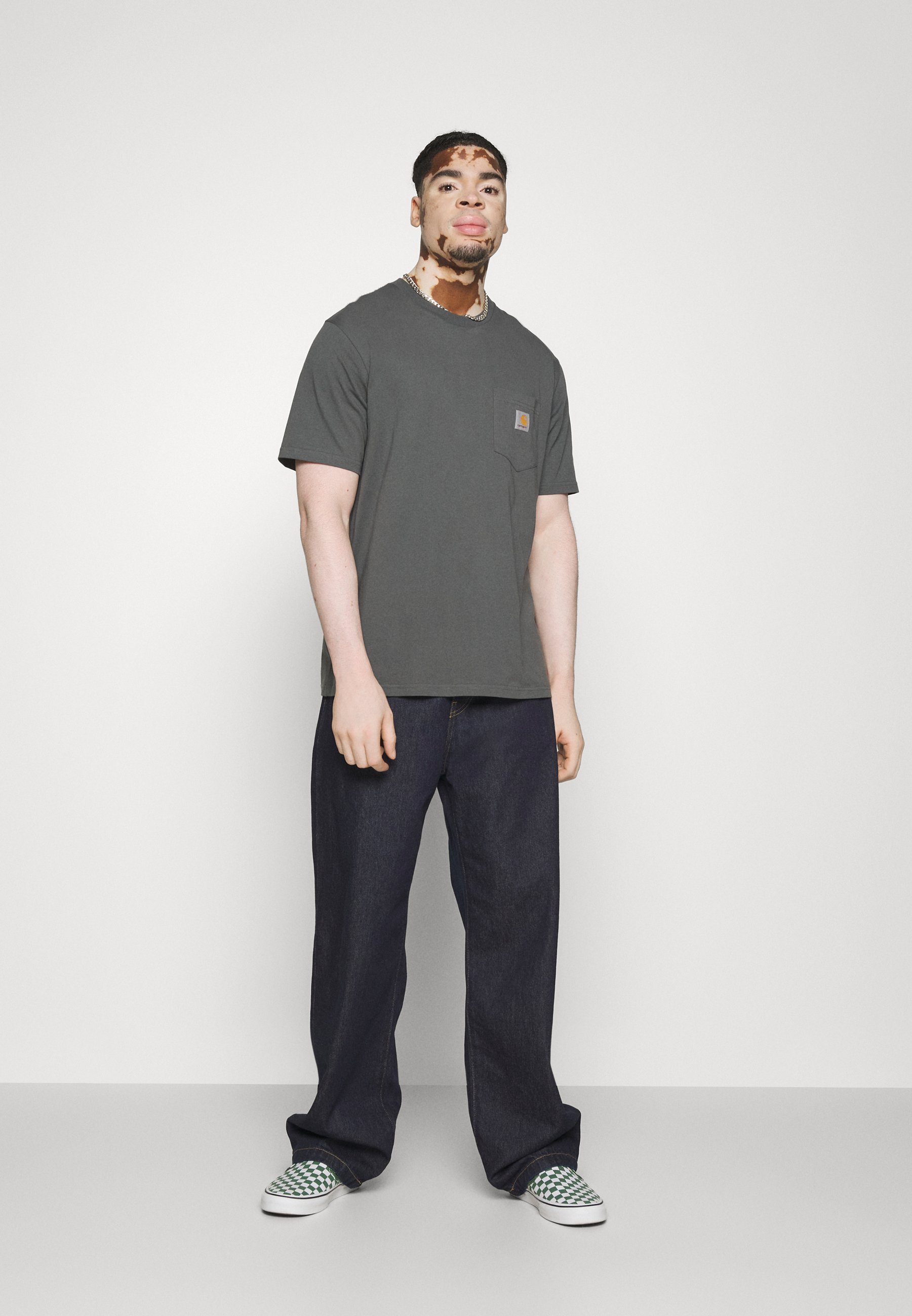 Carhartt WIP LANDON PANT - Calças de ganga largas - blue rinsed
