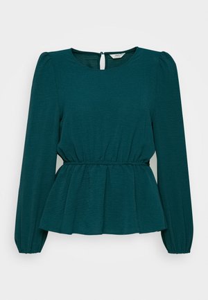 ONLY ONLMETTE DAR O NECK - Blouse - deep teal