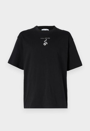 NATURE UNISEX - Nyomott mintás póló - black nature