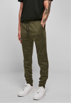 Southpole SIDE ZIPPER TECH JOGGER - Spodnie treningowe - olive