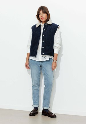 LUCIEN GIRLFRIEND CROPPED - Jeans fuselé - jean moyen