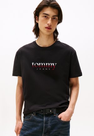 Tommy Jeans, - T-shirt z nadrukiem