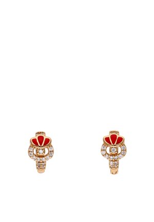 Oorbellen - rose gold-coloured/red