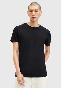 AllSaints FIGURE CREW - T-shirt basic - black