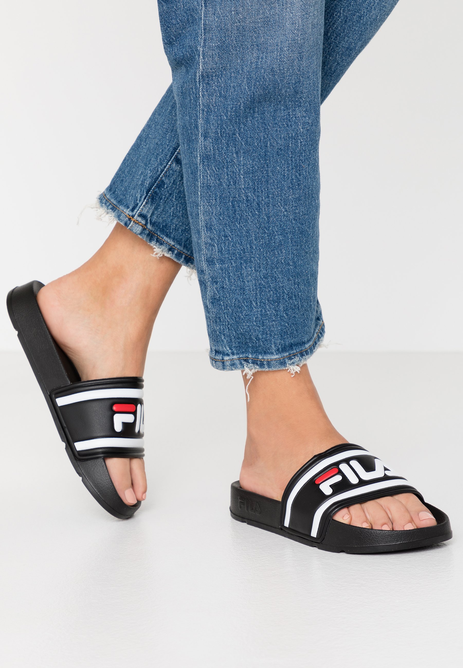 MORRO BAY - Chanclas de dedo - black/negro
