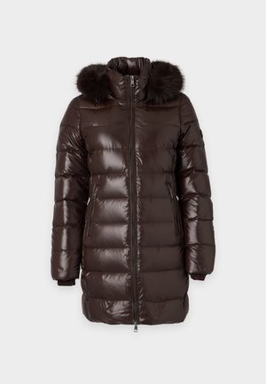 Tommy Hilfiger, GLOSSY  - Abrigo de plumas - chocolate