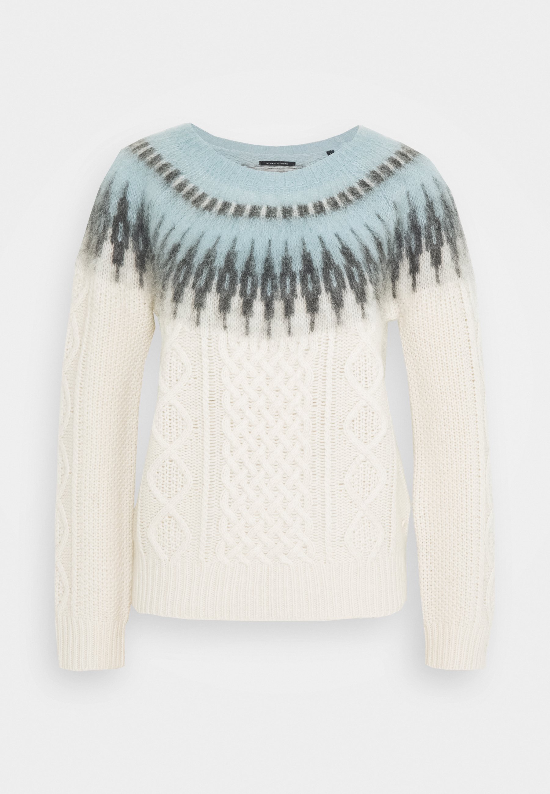 Marc O Polo Longsleeve Cable Jumper Multi Multi Coloured Zalando De