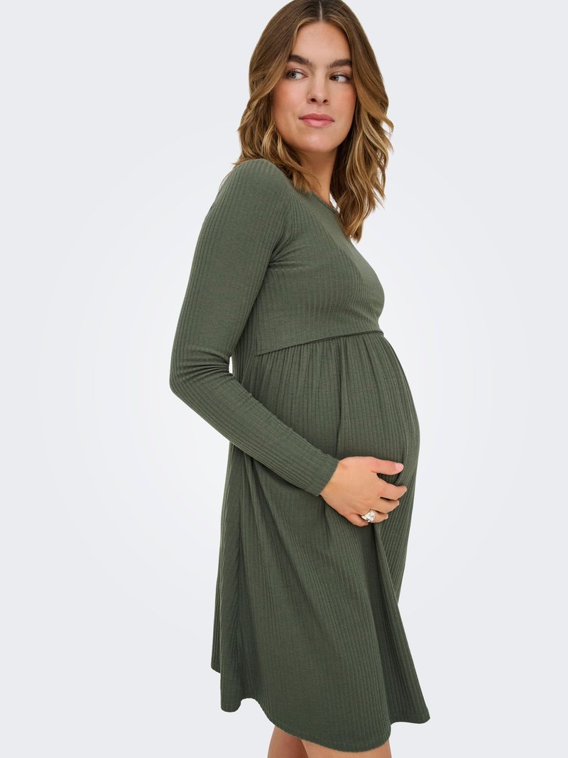 ONLY MATERNITY OLMMALAYA Midi - Jumper dress - agave green/green - Zalando