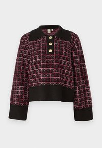 YASLIVIANA  - Neule - black/raspberry rose