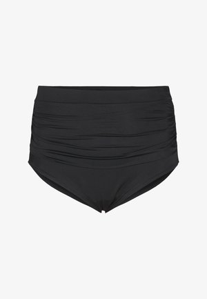 Zizzi HOCH TAILLIERTE MIT RAFFUNG - Bikinibukser - black