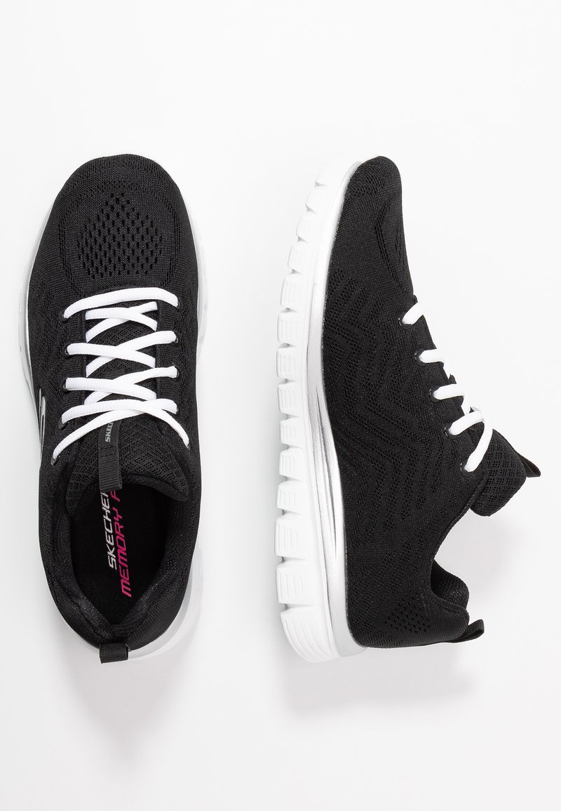 Damen Sneaker low | Skechers Sport GRACEFUL Sneaker low black/white/schwarz - HO18322 Damen Sneaker low | Skechers Sport GRACEFUL Sneaker low black/white/schwarz - HO18322
