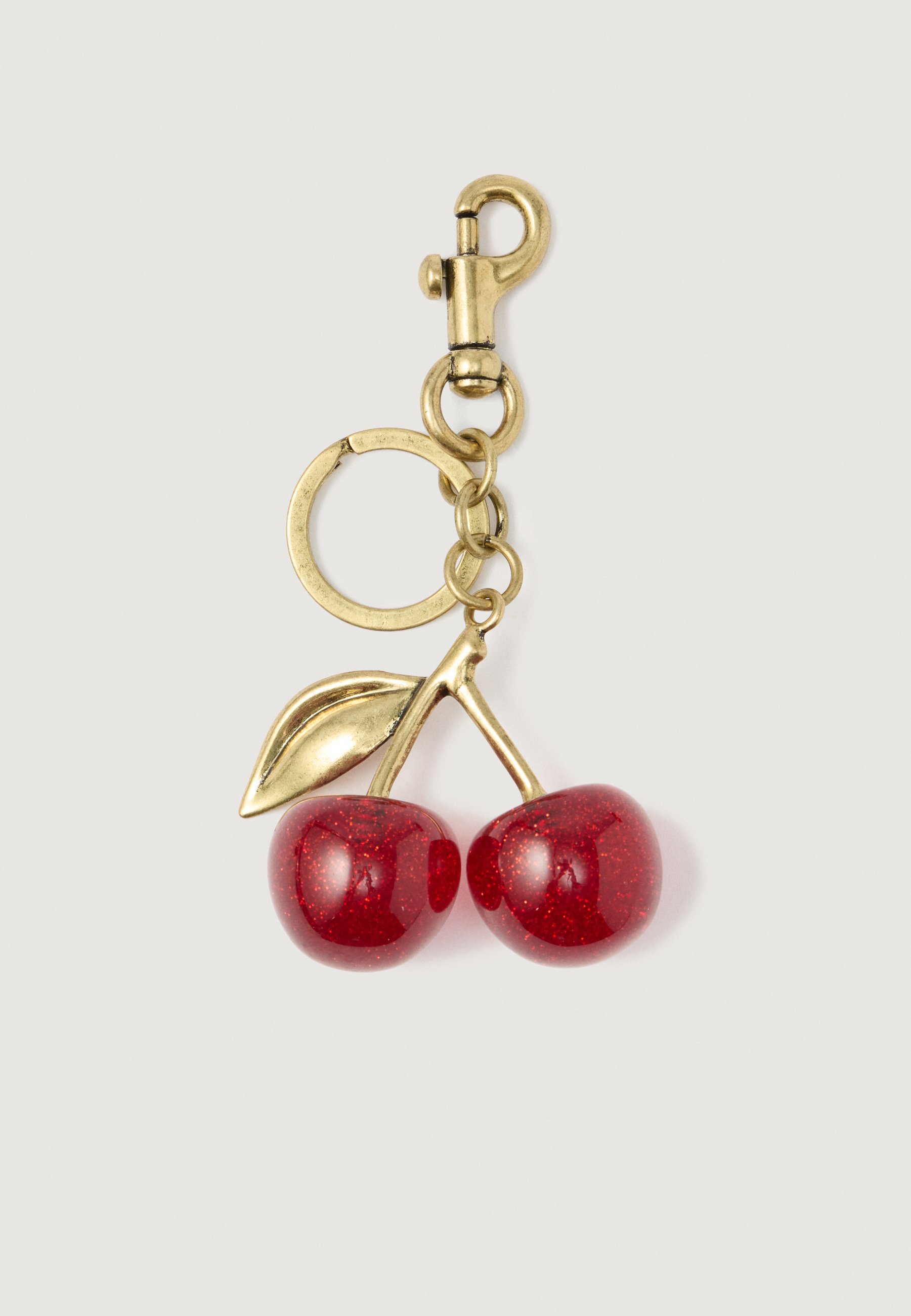 Portachiavi A Forma Di Fragola In Pelle Con Ciliegia – Mini Borsellino Portamonete Per Donna, Regalo Natale E Halloween