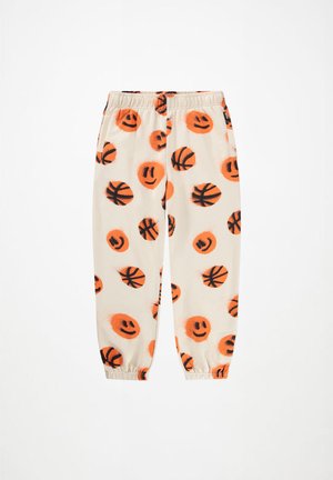 ADAN SOFT PANTS UNISEX - Træningsbukser - beige/orange