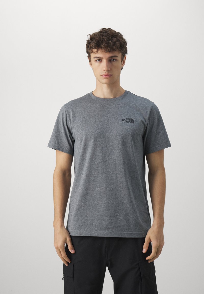 The North Face - SIMPLE DOME TEE - T-shirt basic - medium grey heather, Ingrandire