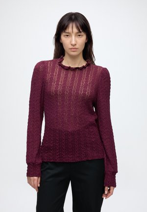 ONLY, ONLSELMA HIGHNECK  - Blusa - fig