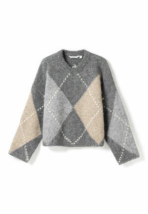 Noella, Striktrøje - grey mix