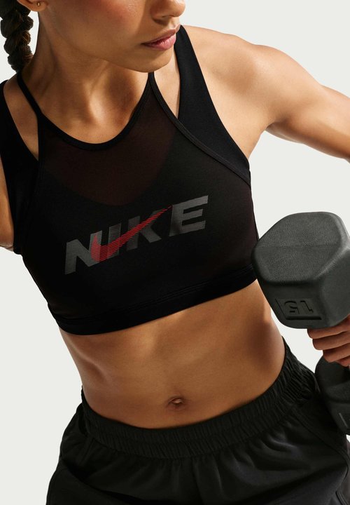 Nike Top de mujer W Nk DF One Bra Cpsl B Negro — photo 4