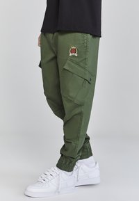 Kareiviško stiliaus kelnės - green khaki