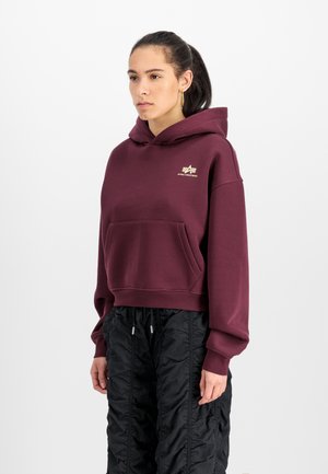 Alpha Industries BASIC HOODIE - Φούτερ - dark cherry