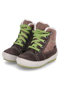 Superfit GROOVY - Snowboots  - braun/grün