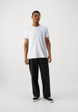 Icon Crew T-Shirt 3-Pack - T-shirt basic - WHITE NAVY GREY